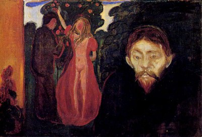 Celos, de Edvard Munch (fuente: edvard-munch.com)
